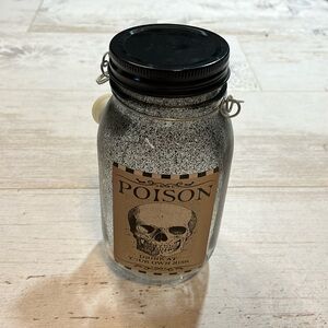 Halloween Poison Light Up Mason Jar Decor